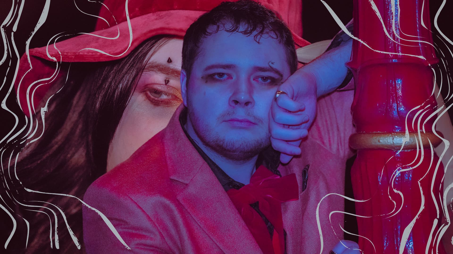 The Six Dubious Acts backdrop