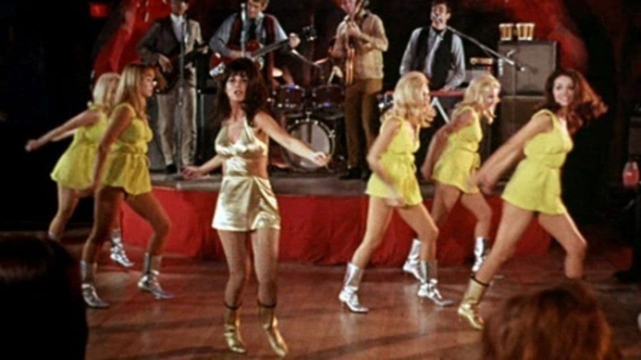 Girl in Gold Boots backdrop