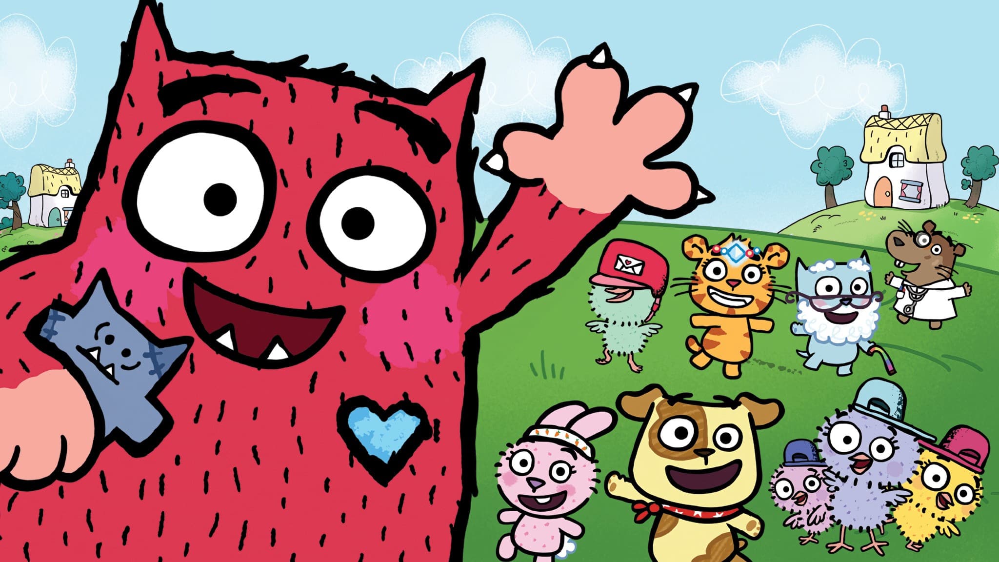 Love Monster backdrop